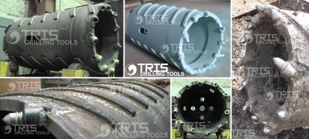 BARRENAS SACANUCLEOS REFORZADAS DE ROCAS. CORE BARREL. CORONAS DE PERFORACION. core barrel drilling tools tris core barrel drilling tools hard rock teeth c403 bkh47
